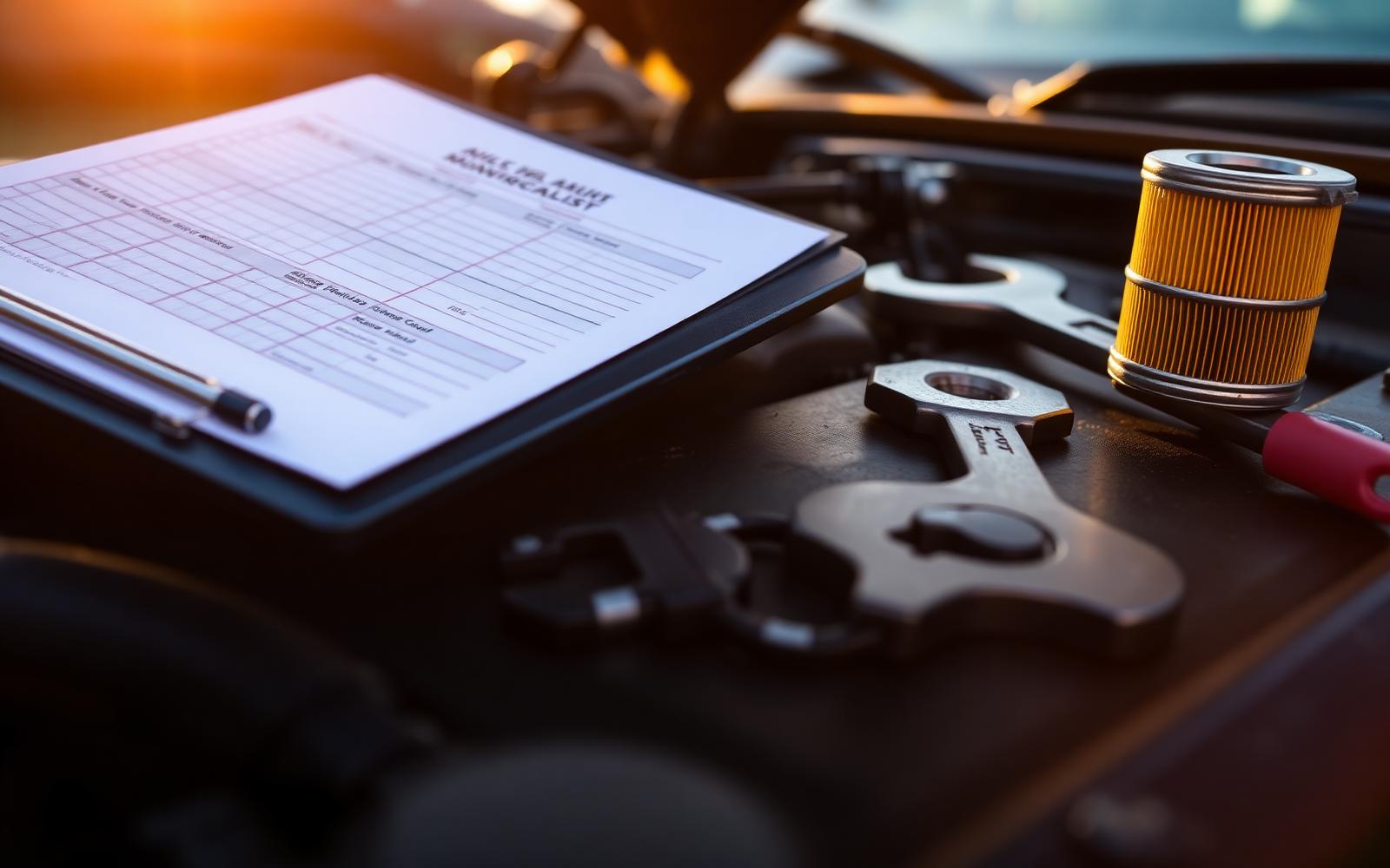 Maintenance checklist